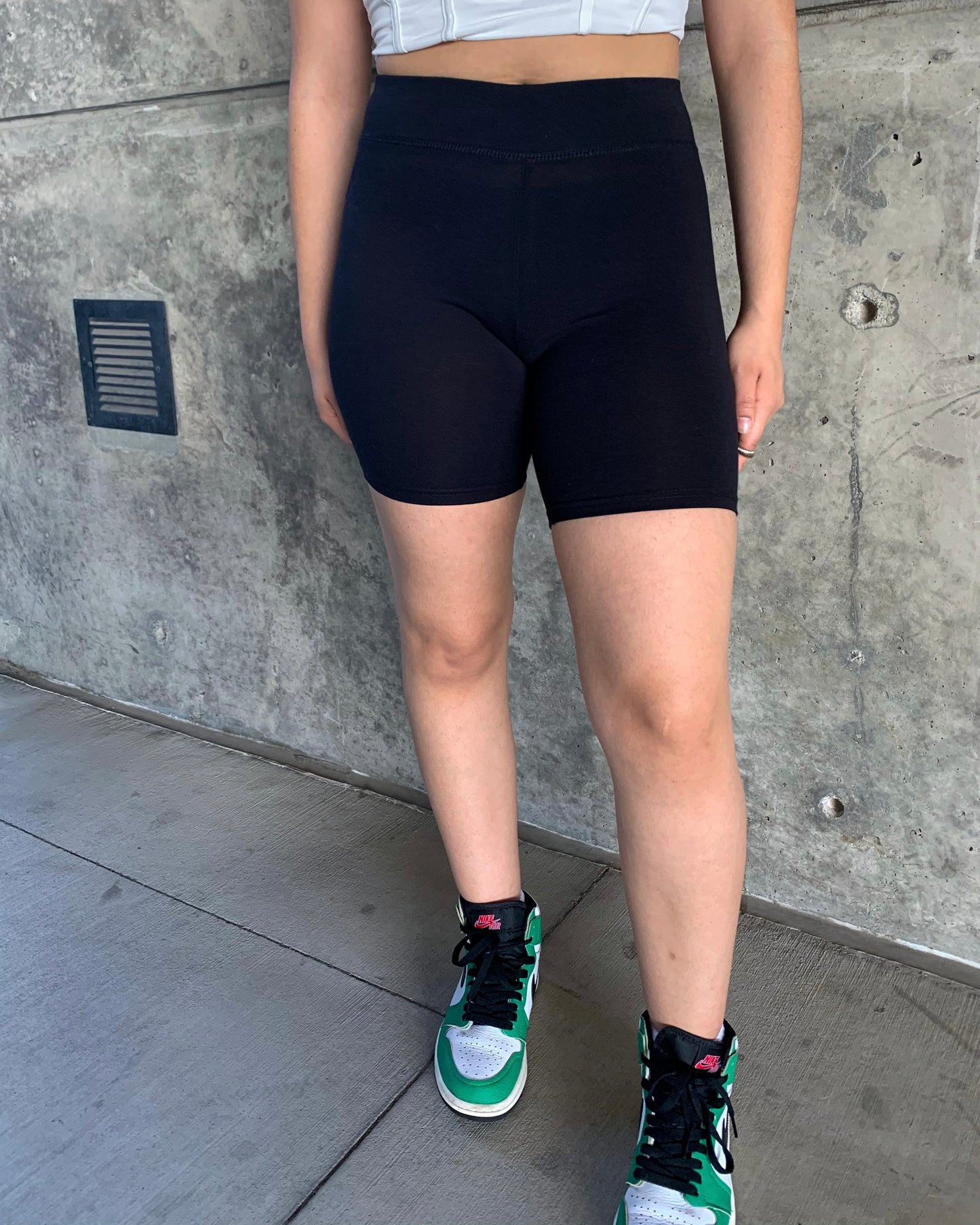 Steph Biker Shorts- Black